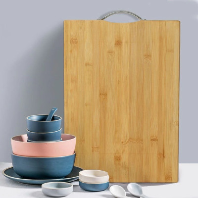 Thớt Tre Tự Nhiên Cao Cao Cấp Kháng Khuẩn Chống Nấm Mốc Tiện Dụng Có Quai Treo Tiện Lợi