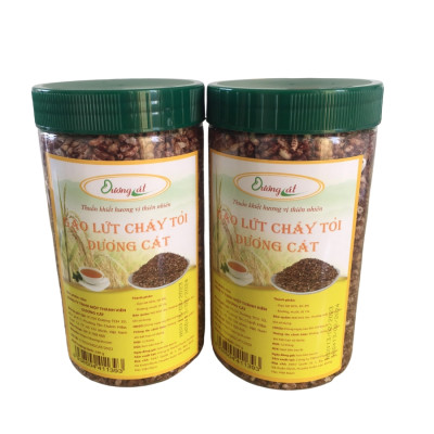 Combo 2 hủ gạo lứt cháy tỏi Dương Cát 300gr