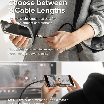 Cáp sạc nhanh 240W cho điện thoại/laptop/tablet RINGKE USB-3.2 Gen 2X2 USB-C Cable - Hàng Chính Hãng