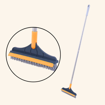 Cây chà sàn nhà tắm, chổi cọ sàn và gạt nước 2 trong 1, cọ sạch khe hẹp và góc tường – Hàng chính hãng dododios