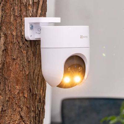 Camera Eziz Ngoài Trời H8C 2MP/ C8C 4Mp - Đèn Còi Báo Động - Màu Ban Đêm - Đàm Thoại 2 Chiều - Xoay 360 Độ - Hàng chính hãng