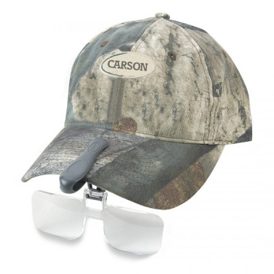 Kính lúp gắn vào vành mũ lật lên xuống Carson VisorMag VM-14 (2.25x)