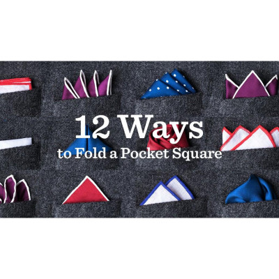 Khăn Cài Túi Áo Vest - Pocket Square - Phụ Kiện Cài Áo Đỏ Họa tiết