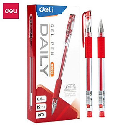 Bút Gel 0.5Mm Màu Đỏ E6600S-Do Deli