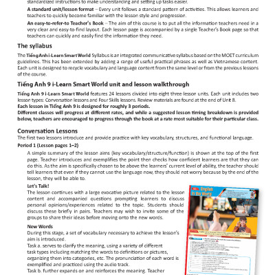 Tiếng Anh 9 i-Learn Smart World - Teacher