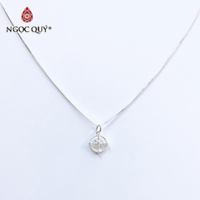 Dây chuyền bạc mặt la bàn - Ngọc Quý Gemstones