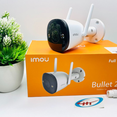Camera IP Wifi Ngoài Trời Imou F22FP Bullet 2E Full HD 1080P CÓ MÀU BAN ĐÊM, KÈM THẺ NHỚ 128G - Hàng Chính Hãng