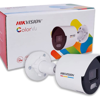 Camera IP Hikvision Trụ DS-2CD1027G0-L, có màu 24/7, tiêu chuẩn ngoài trời IP67 - Hàng Chính Hãng 