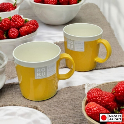 Cốc uống nước có quai Koku 300ml - Hàng nội địa Nhật Bản 