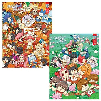 Tập Lớp Học Mật Ngữ - 100 Trang - 4 Ô Ly (2 Mẫu Bìa Ngẫu Nhiên Trong 1 Lốc Tập)