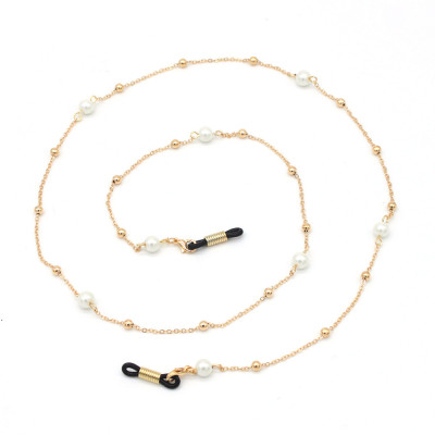 Dây đeo gọng kính thời trang chuỗi hạt bi tròn phụ kiện kính