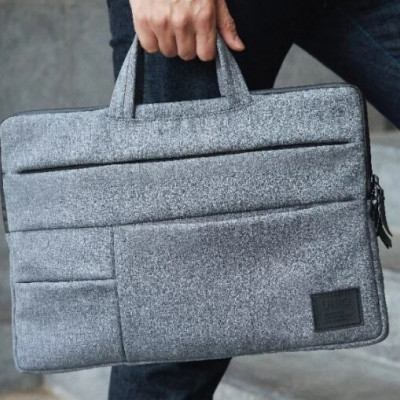 Túi đựng Dành Cho Macbook, Laptop 13, 15 inch UNIQ CAVALIER 2-IN-1 Laptop-Sleeve Vải Dệt_ Hàng chính hãng