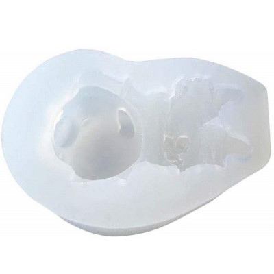 Khuôn silicon làm bánh bao, bánh trôi nước, rau câu, socola, làm kem heo con tắm tiên – Loại 7 cm - Mã số 1014