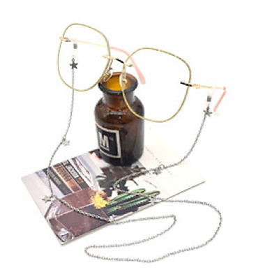 Chuỗi titan đeo gọng kính thời trang ngôi sao cá tính nam và nữ