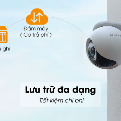 Camera IP wifi xoay 360 độ ngoài trời Ezviz C8C C8W C8PF -  Hàng chính hãng