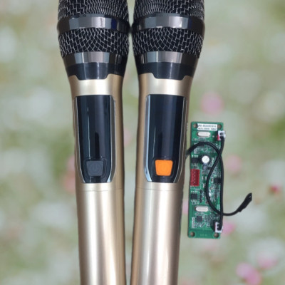 Micro cao cấp kèm bo tần số - dùng cho loa kéo - Hàng chính Hãng