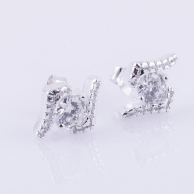 Bông tai bạc S925 Italia Bạc Xinh Huệ Ngân RYE140215