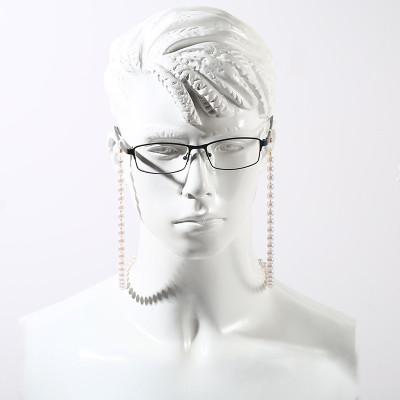 Chuỗi kính ngọc trai đeo cổ chống thất lạc chống rơi thời trang Âu Mỹ nổi bật