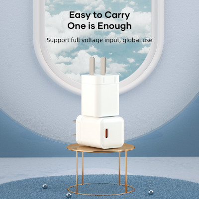 Củ sạc nhanh chuẩn PD 20W  Rockspace T68 ổn định không nóng hàng chính hãng bảo hành 12 tháng bảo hành 1 đổi 1