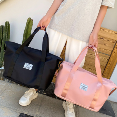 Túi xách du lịch 2 tầng cỡ lớn túi đựng đồ thể thao tập gym, yoga, quần áo nữ chống nước có thể nới đáy thành 2 tầng