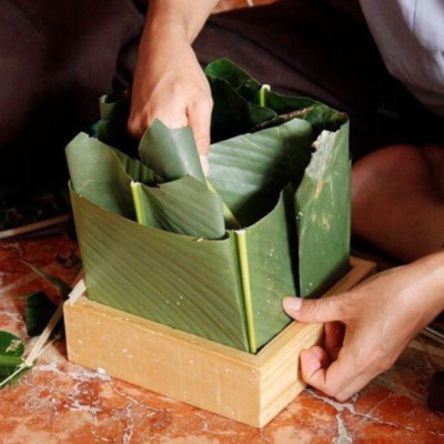 Bộ Khuôn Gỗ Gói Bánh Chưng Thành Cao Tạo Bánh Dày Dặn Đủ Kích Thước
