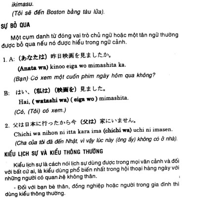 Ngữ Pháp Tiếng Nhật