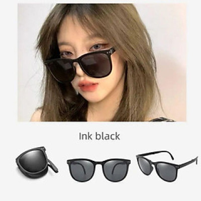 Mắt kính mát thời trang gấp gọn tiện lợi chống tia UV dành cho nam và nữ