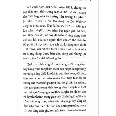 Những Nhà Tư Tưởng Lớn - Camus Trong 60 Phút - Vanlangbooks
