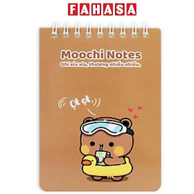 Sổ Lò Xo Moochi Notes B7 - Kẻ Ngang - 120 Trang 80gsm - The Sun 05