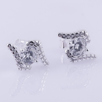 Bông tai bạc S925 Italia Bạc Xinh Huệ Ngân RYE140215