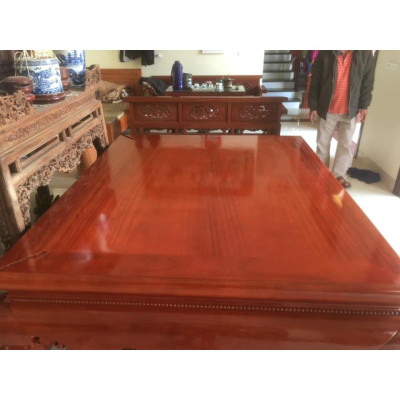 Sập Chân Quỳ Dạ Cá Yếm Chơn gỗ Gụ Nam Phi