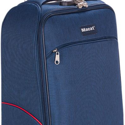 Bộ Vali (56 x 36 cm) Kèm Balo Laptop (42 x 35 cm) Macat AC19T - Xanh Navy