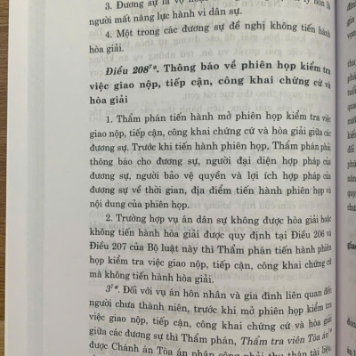 Bộ luật tố tụng dân sự 2015 (sửa đổi bổ sung năm 2019, 2020, 2022, 2023, 2024, 2025)