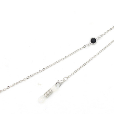 Dây kính chuỗi đeo mắt kiếng mix hạt đá đen basic điểm nhấn sáng tạo dây đeo airpod chống lạc dây đeo khẩu trang phụ kiện hot trend