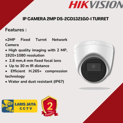 Camera IP Dome hồng ngoại 2.0 Megapixel HIKVISION DS-2CD1323G0E-I(L) - HÀNG CHÍNH HÃNG