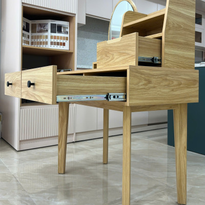 Bàn trang điểm phòng ngủ hiện đại BLUEWOOD BTD-001 gỗ MDF lõi xanh chống ẩm