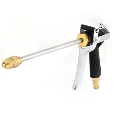 Bộ dây vòi xịt nước rửa xe, tưới cây . tăng áp 3 lần, loại 15m 206318 đầu đồng,cút+tặng mở chai