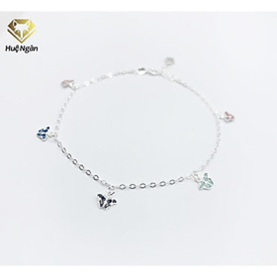 Lắc chân bạc Ý 925 Huệ Ngân- BUTTERFLY JL004