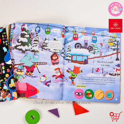 Sách - 140++ trò chơi thần kỳ, phát triển trí não toàn diện - Dành cho trẻ 3-9 tuổi - Đinh Tị Books