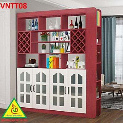 TỦ KỆ TRANG TRÍ KIÊM VÁCH NGĂN VNTT08 - Nội thất lắp ráp Viendong Adv