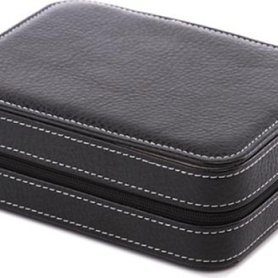 Hộp Đựng Đồng Hồ Du Lịch 8 Ngăn Kiểu Ví Da - Mã 108