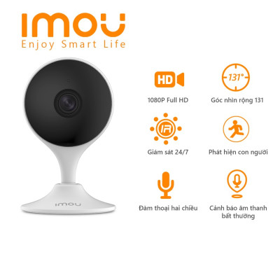 Camera IP Wifi 2.0MP Full HD IPC-C22EP-IMOU, Thân cố định, Đàm thoại 2 chiều - Hàng Chính hãng