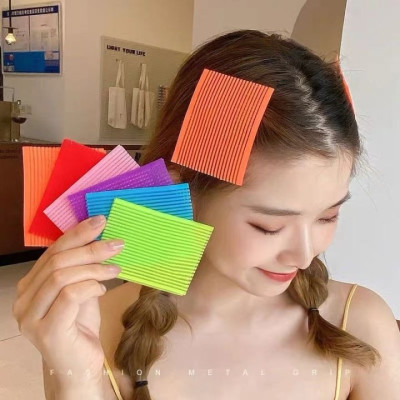 Hộp 10 Miếng Dán Tóc Hình Vuông Dễ Thương Cho Nữ 8X6Cm