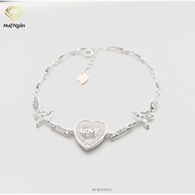 Lắc tay bạc 925 Huệ Ngân - Trái tim sao biển Starfish Heart RYB140042