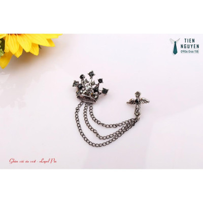 Ghim cài áo vương miện - ghim cài vest cưới