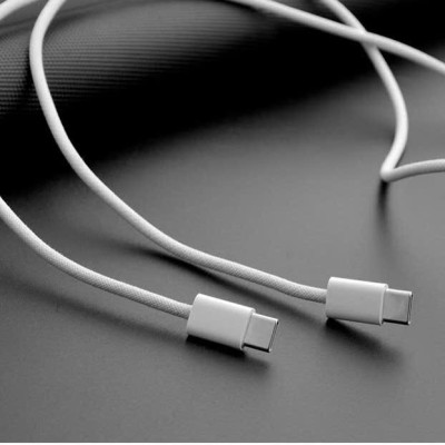 Dây sạc LI-TOP PD15 Công suất 60W bện dù chân Type C to Type C, được dùng thử 30 ngày, bảo hành hàng chính hãng 12 tháng