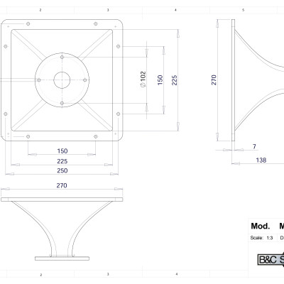 HỌNG LOA TREBLE B&C SPEAKERS ME90 ( 1 cái) – Hàng Chính Hãng