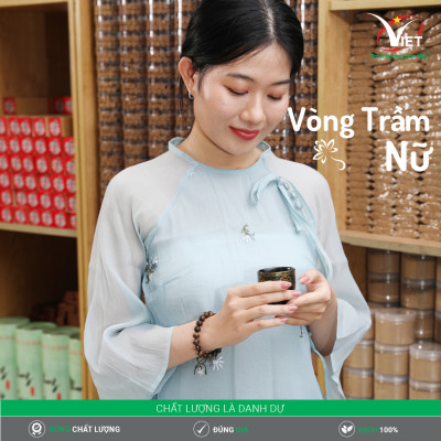 Vòng Đeo Tay Trầm Hương Thiên Nhiên Dành Cho Nữ - Trầm Chìm - Hiếm Gặp