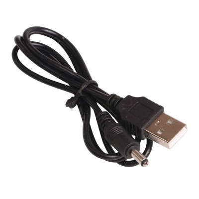 Cáp sạc cáp nguồn DC 5V USB to 3.5mm Dây nguồn 1 đầu USB ra đầu tròn cỡ trung 3.5mm - Hàng Nhập Khẩu