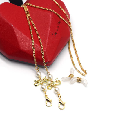 Dây giữ kính đeo cổ nơ xinh đẹp thời trang tiện lợi phong cách Âu Mỹ nổi bật